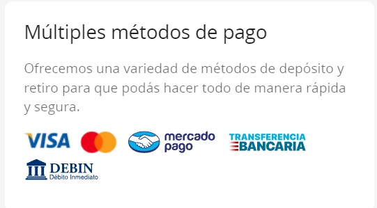 Métodos de Pago Betsson Métodos de Pago Disponibles