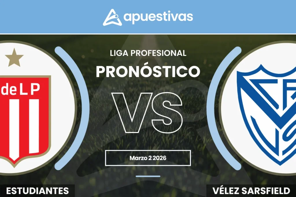 Pronósticos Estudiantes vs Vélez Sarsfield