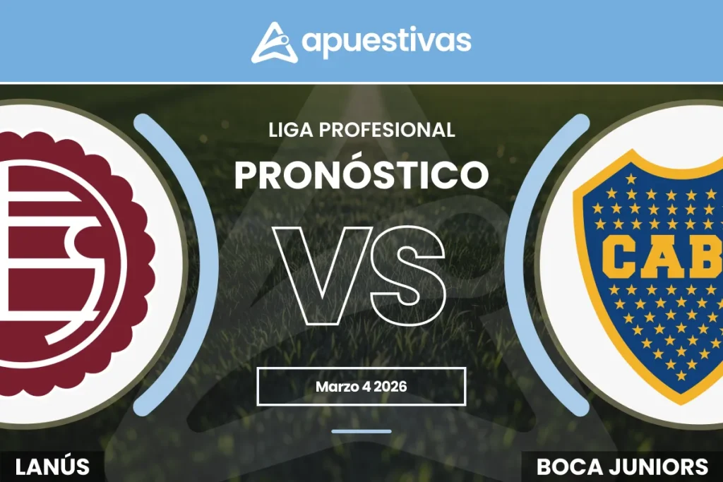 Pronósticos Lanús vs Boca Juniors